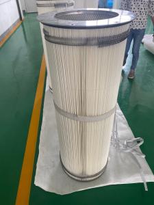 Wholesale 0.5um 324*660 Flange Sandblasting Dust Filter Cartridge from china suppliers