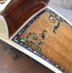 Aablone Tree life Cutaway Koa wood acoustic guitar 41 inch Ebony fingerboard