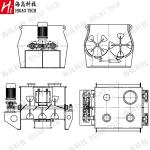 SKF Dry Powder Mixing Machine Double Shaft 660V Organic Food Mixing Machine