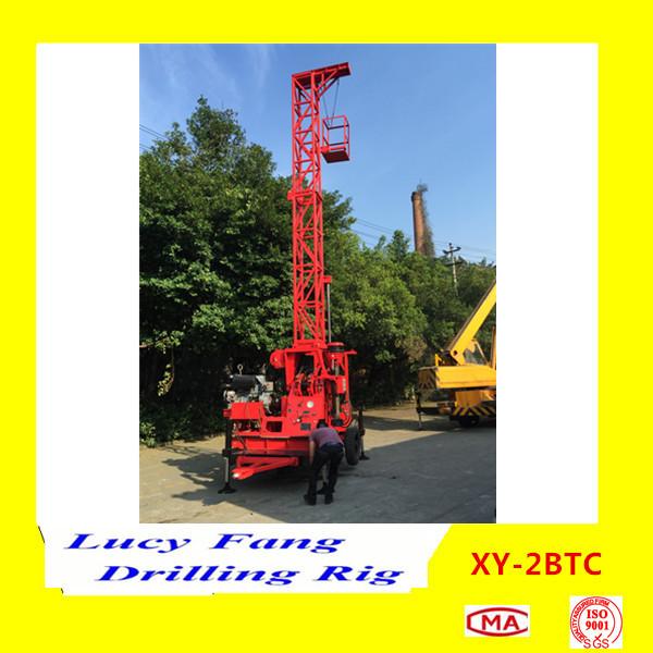 Deuts Engine China XY-2BTC Trailer Mounted Mobile Soil Investigation Drilling