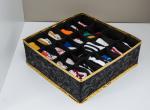 Non Woven Cardboard Foldable Drawer Organizer 40x40x9CM