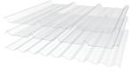UV Protection 50um 0.8mm Polycarbonate Transparent Corrugated Wave Roofing Sheet