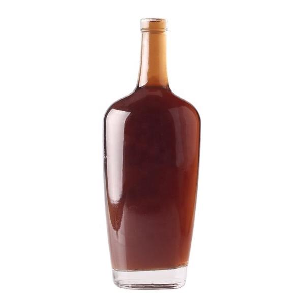 Glass Body Material Wine Glass Bottle for Customized Unique Liquor Packaging