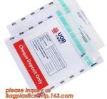 money locking security bag courier plastic bag, plastic self adhesive evidence