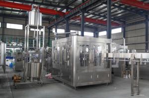 Wholesale Vertical Hot Juice Filling Machine , Small Scale Juice Bottling Equipment from china suppliers
