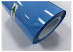 200 μm Blue HDPE Film UV Cured Silicone Coating Film Without Silicone Transfer