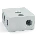 RoHs Stainless Steel Customized CNC Milling Hydraulic Manifold Valve Blocks by