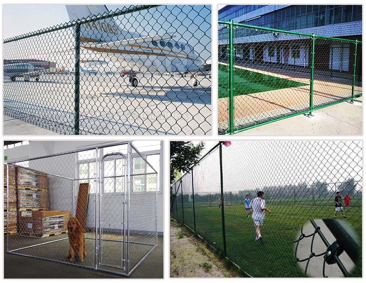 Chain Link Fence mesh 2.5" x 2.5" PVC and PE coated Orange Color Diameter 8gauge/4.00mm