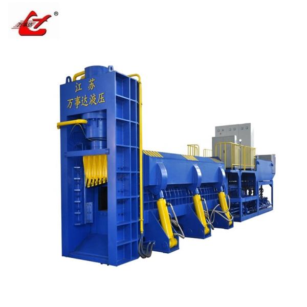 25 tons Horizontal Baler Machine Compact Design Pressure Force 100 Tons for