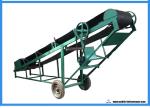 Heavy Duty Loading Belt Conveyor , Green Portable Conveyor Belt For Stairs