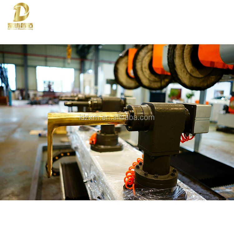 Rotary Automatic Brass Tube CNC Polishing Machine High Efficient No Need Dusting