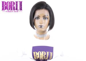Wholesale Glueless Straight Human Hair Lace Front Wigs 13*6 Pixie Wig Natural Color from china suppliers