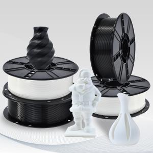 Wholesale Factory wholesale PLA+ 3D Printer Filament White 1.75mm 1 KG 3D Printing Material from china suppliers