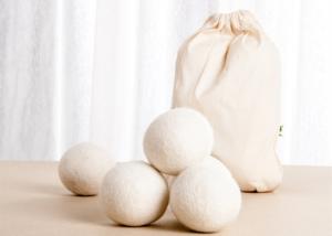 China Extra Large 100% New Zealand Sheep's Wool Felt dryer balls Accept Customer Logo on sale