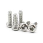 Small Six Lobes Hex Socket Stainless Steel Pan Head Torx Screw