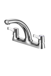Wholesale 1 Hole Dual Handle Bathroom Faucet Copper Material Resist Tarnish from china suppliers
