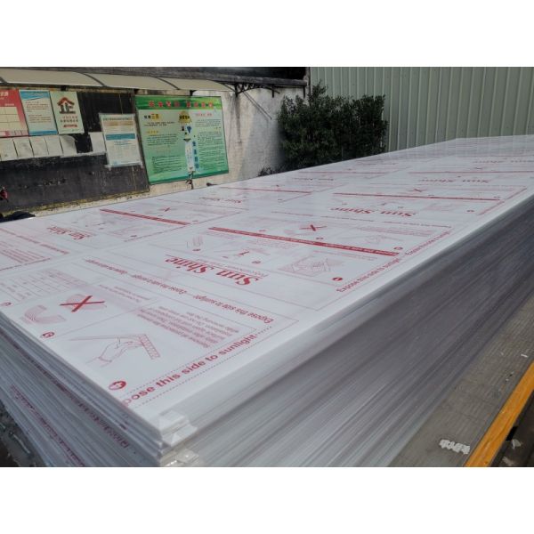 Polycarbonate Hollow Sheet PC Board Normal Size 2.1 5.8m Durable Lightweight Transparent Material for Industrial Applications