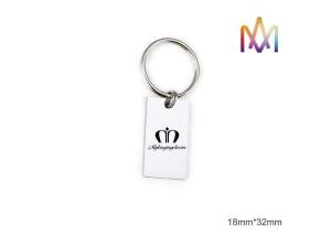 Wholesale 4mm Thickness Free Engraving SS304 Custom Shaped Keychains from china suppliers