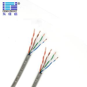 China Non Shielding Cat5e Utp Patch Cord , CE HDPE Category 5e Ethernet Cable on sale
