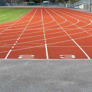 Wholesale Stadium Synthetic Athletic Flooring Rubber Running Track 20M Length from china suppliers