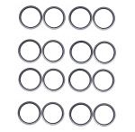Self Centralising 304 Stainless Steel Dowty Seal Gasket NBR Rubber Bonded Seal