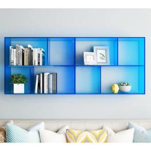 Wholesale Modern Wall Mounted Acrylic Display , Home Office Decor Acrylic Wall Display Shelf from china suppliers