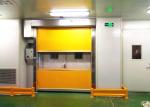 2.0mm Stainless Steel Frame Electric High Speed Doors With English Man-Machine