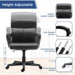 360 Swivel/ Height Adjust/Recliner Mid Back Desk Chair for 250 Pounds Weight