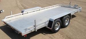 Wholesale 7x4 Aluminum Tandem Trailer With Multi Ribbed Side Panels , Aluminum Open Trailer from china suppliers