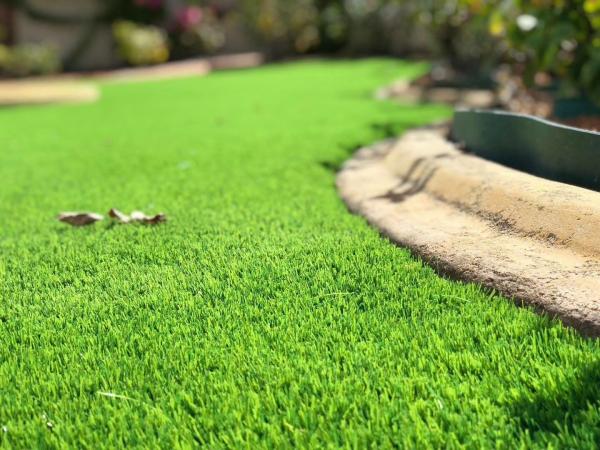Garden UV Resistant Artificial Turf Landscaping Synthetic Turf 35mm Natural