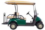 4 Wheel Mini Electric Car Golf Cart With 2 Rear Seats Powered By 48V Maintenance