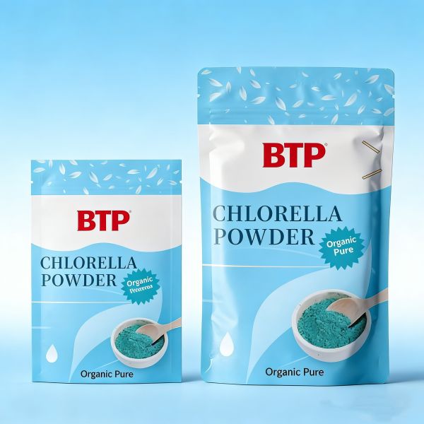 Custom Printed Moisture Proof Stand up Resealable PE Plastic Pouches Zipper Top Custom Logo for Organic Moringa Powder Packaging