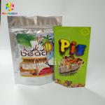 Resealable Plastic Glossy Finished Stand Up Pouch Snack Bag Food Packaging
