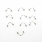 Middle Size Dental Teeth Braces / Metal Torquing Spring Anterior Teeth