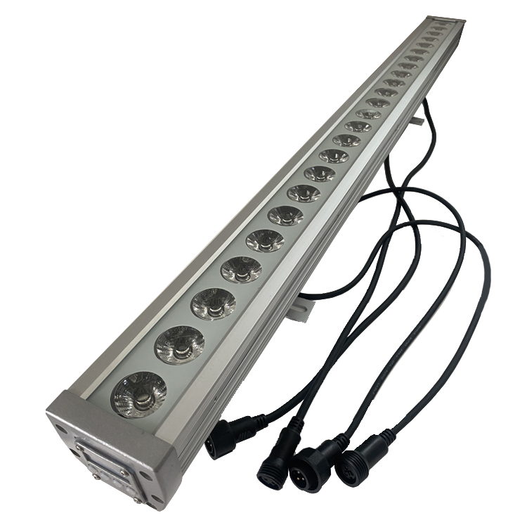 Waterproof RGB Linear Wash Light 24*3W RGB 3IN1 Led Wall Washer Bar Light