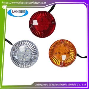 Wholesale Round Light 8cm LED 12V Brake Light Marshell Electric Sightseeing And Patrol Car Parts from china suppliers