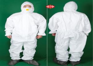 Wholesale Tear Resistant Hooded Disposable Protective Coverall With Boot from china suppliers