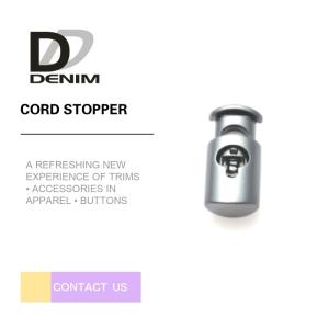 Wholesale Corrosion Resistant Single Drawstring Cord Lock , Metal Cord Ends For Clothing from china suppliers