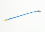BMA Flange Mount Right Angle Silver Platedto SMA Straight Connector Cable
