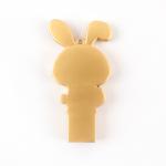 Rabbit Shaped Metal Usb Flash Drive Grade A Chip 128GB 80MB/S European Standard