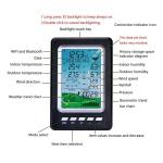 Wireless Household Weather Station With Tipping Bucket Rain Gauge And Wind Speed