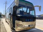 Second Hand Bus 47 Seats Double Doors Sealing Window Air Conditioner Golden
