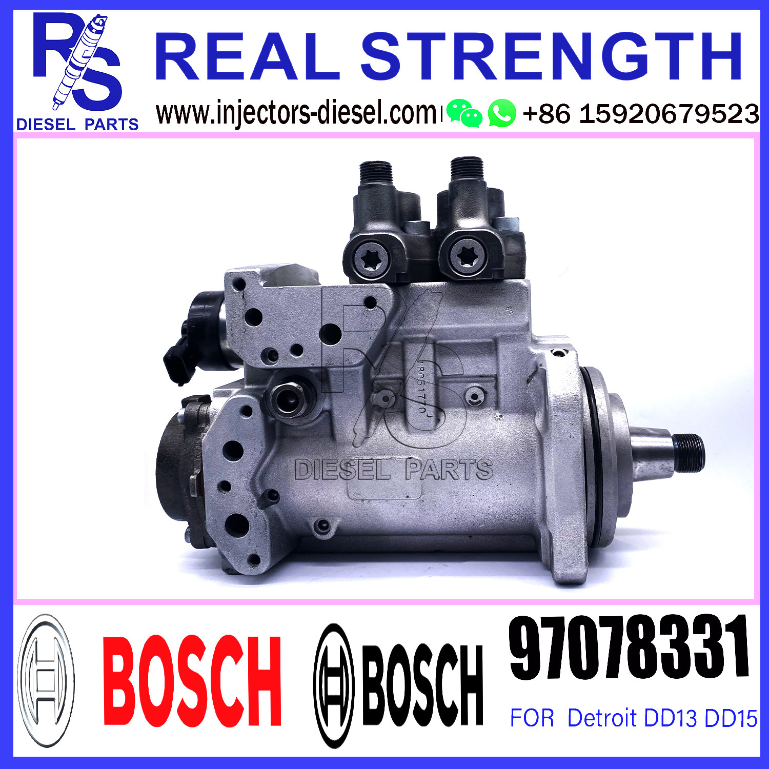A4710900850 Genuine Detroit Diesel® Fuel Injection Pump DD15 97078331