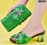 Supoo Fashion Italian ladies shoes matching bags african high heel shoes for