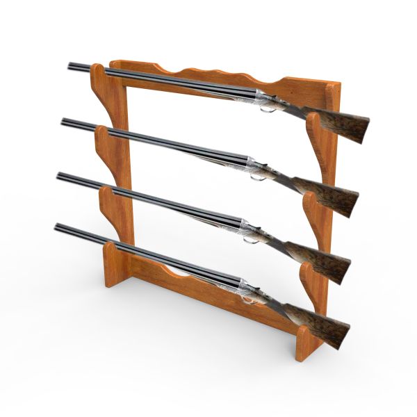 Wall Mounted Pop Pos Display Pinewood Wooden Gun Display Rack