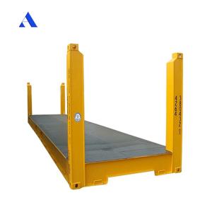 Wholesale 70 cbm Capacity 40' Fixed Corner Post Flat Rack Flatrack Shipping Container 500KGS Max Gross Weight from china suppliers