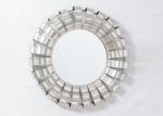 Wrought Iron Contemporary Silver Sunburst Wall Decor