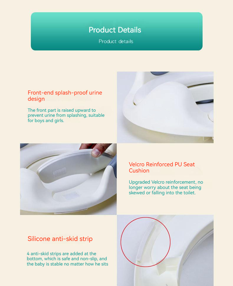 Newborn Products Baby Toilet Seat With Logo Customization Anti Splash