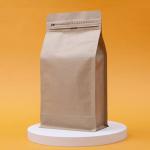 Bulk Coffee Bags With Valve And Zipper Lock Degassing Valve Eight-Side Seal Bag