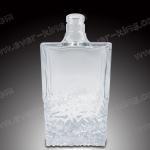 FDA 750ML Super Flint Tequila Glass Bottle